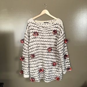 Zara Pom Pom Sweater